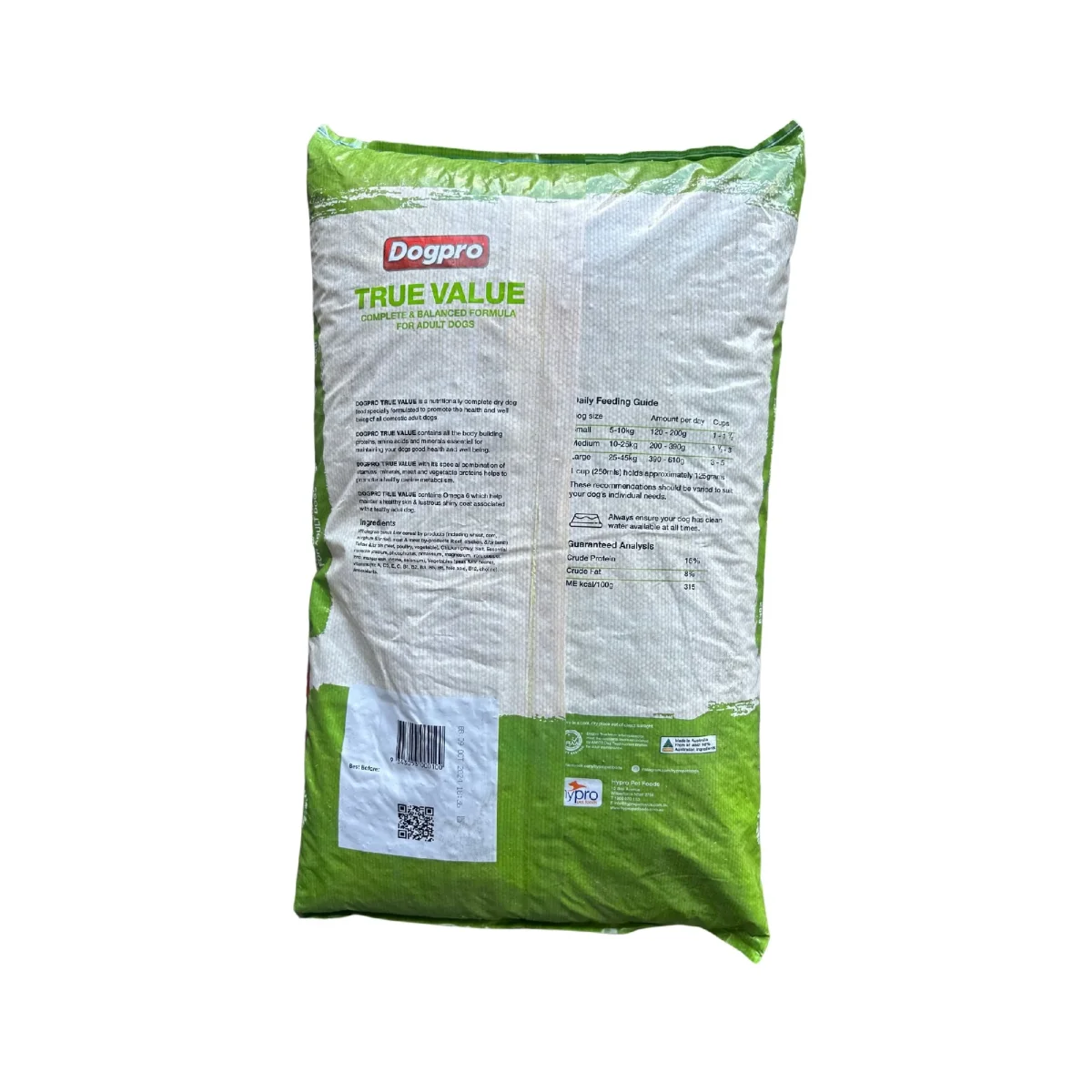 DOG FOOD TRUE VALUE DOG***GREEN***FOOD 20KG - Bild 3