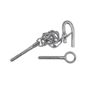 GATE FITTING RING LATCH TIMBER POST (SCLR350)
