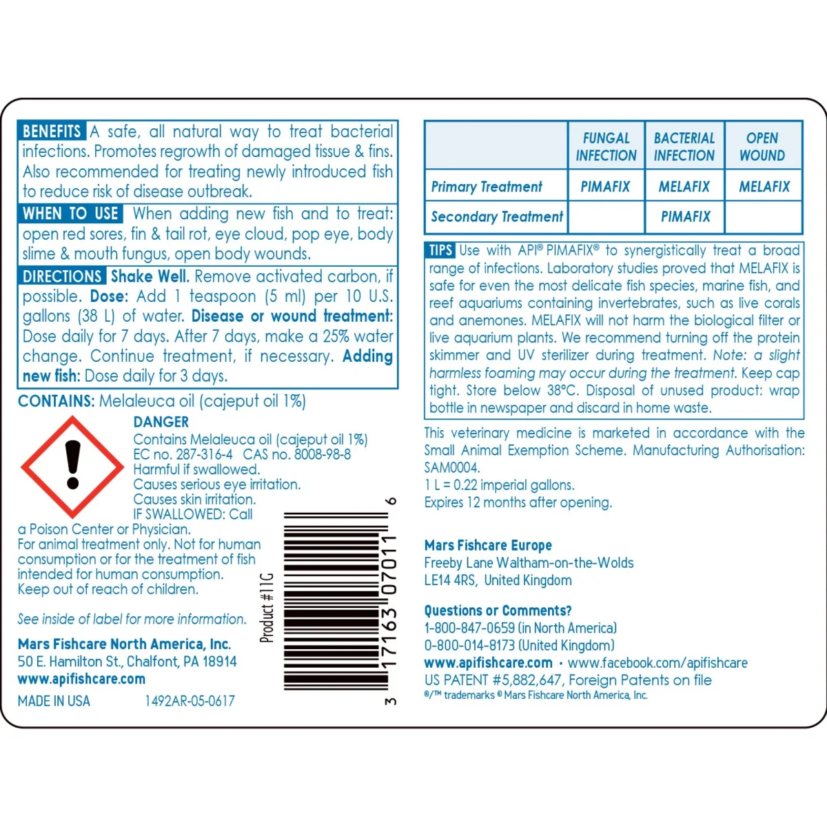 API Melafix, Freshwater Fish Bacterial Infection Remedy, 4 oz - Bild 6