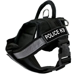 Adidog K9 Police Dog Harness Vest  (M- 22-28 Inch Girth, colour may vary)