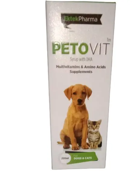 All4pets Pet-O-VIT Syrup 200 ml(Pack of 2)