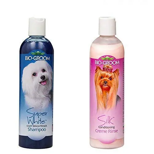 Bio-Groom White Dog Shampoo and Silk Creme Rinse Dog Conditioner (355 Milliliter) -Combo Pack - Bild 2