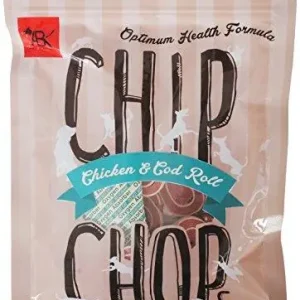 Chip Chops Chicken and Codfish Rolls Dog Snacks, 70 g
