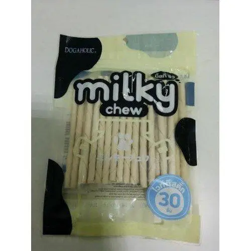 Dogaholic Milky Chews Sticks Dog Treat (30 Pieces)