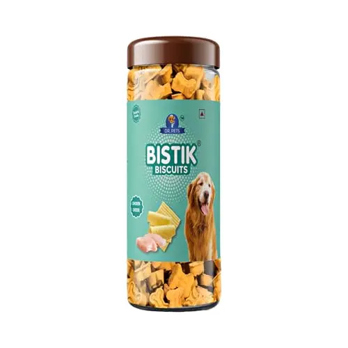 Dr.Pets Bistik Dog Food Treat - Dog Biscuits for Adult Dog & Puppy, Gluten Free Healthy Treats with Fresh & Natural Ingredients, Chicken Cheese Flavor 450g Each Pack of 2 - Bild 9