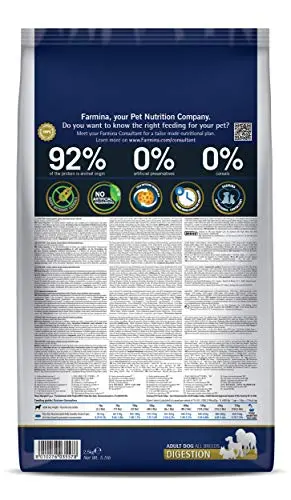 FARMINA N&D Quinoa Digestion Dry Dog Food, Grain-Free, Adult Breed, 2.5-kg, Lamb Mint and Fennel - Bild 9