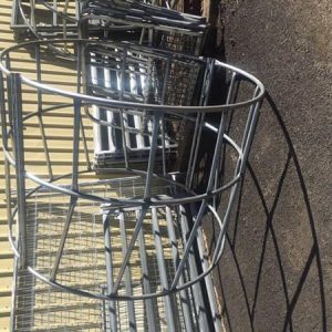 FEEDER ROUND BALE BAR HAY RING 2 PIECE