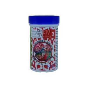 Aquatic Remedies Flowerhorn Minzym 50G, Replenish Minerals – Active Enzymes – Beneficial Bacteria for flowerhorn in powder form