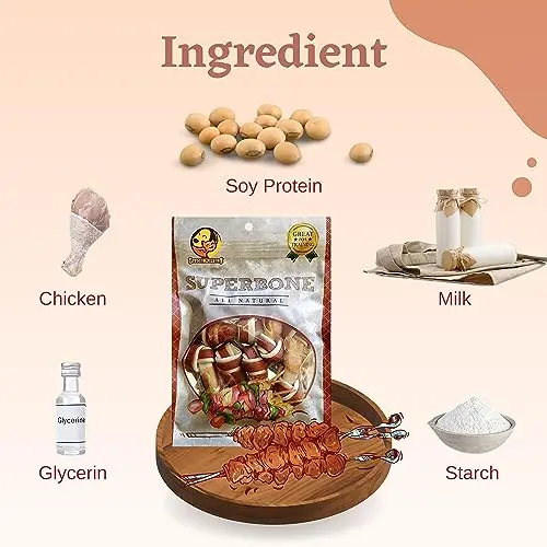 Foodie Puppies SuperBone All Natural Flavour Knotted Dog Treat (BBQ - Pack of 1) | Healthy & Training Treat for All Breed Sizes of Dogs - Bild 7