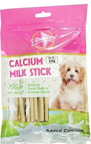 Gnawlers Calcium Milk Bone Dog Treat ( Small 30pcs ) with Calcium Milk Stick 270gm - Bild 3