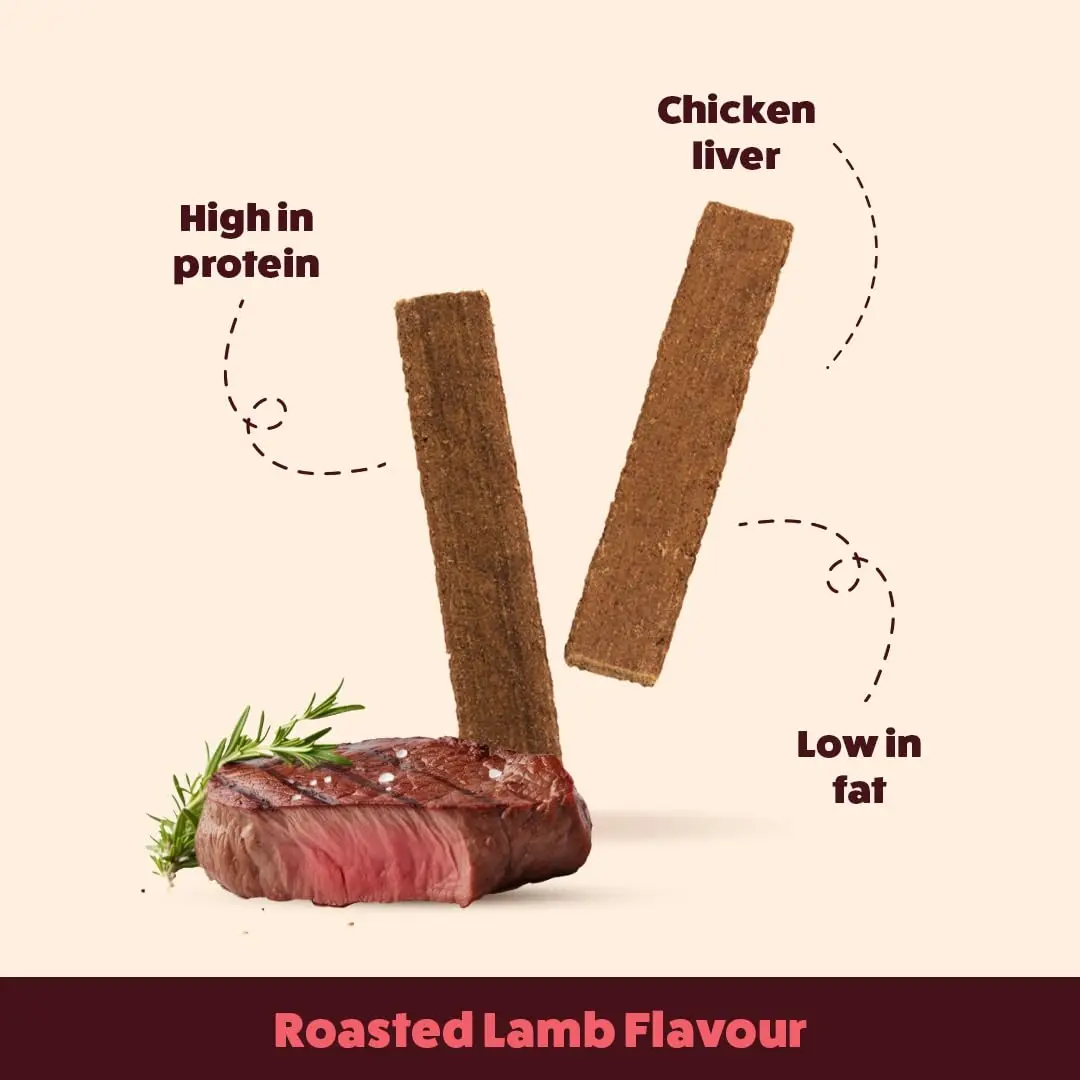 HUFT Chewbarks Roasted Lamb Soft Chew Strips Treat for Dogs | Soft & Tasty Dog Snacks for Puppies, Small Dogs & Adult Dogs | Perfect Treats for Training & Rewards - 30 gm | Packs of 3 - Bild 8
