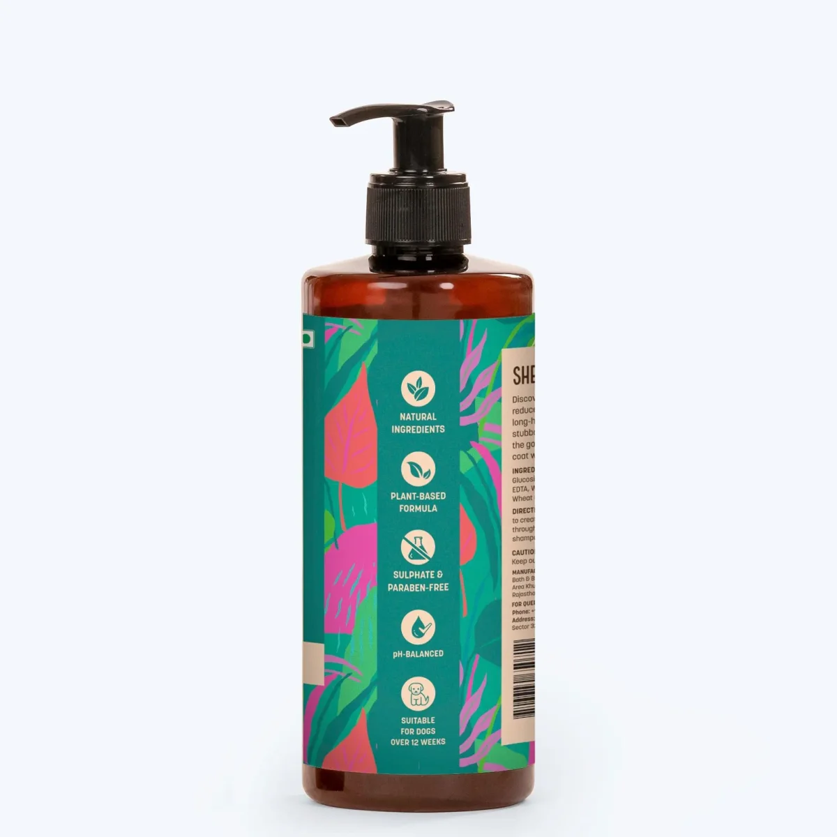 HUFT Shed Control Natural Shampoo for Dogs (Over 12 Weeks) - Hempseed Oil - 500ml | Pet Shampoo for Shedding Control | Best for Labrador, Pomeranian & German Shepherd | for All Breeds - Bild 8