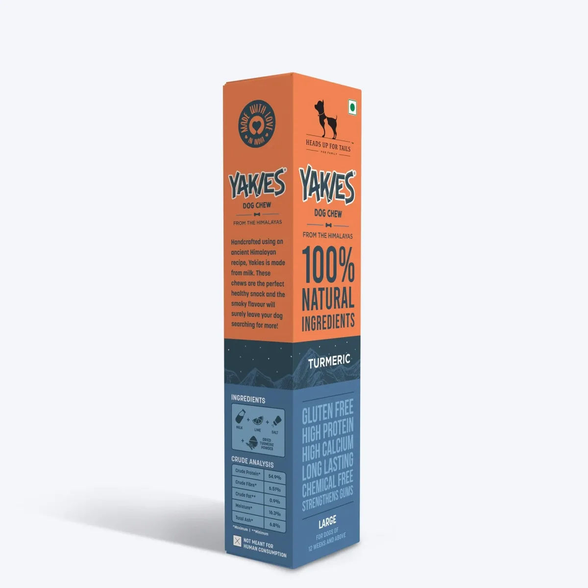 HUFT Yakies 100% Natural & Vegetarian Turmeric Chew Bone for Dogs (M - 55 gm) - Bild 6