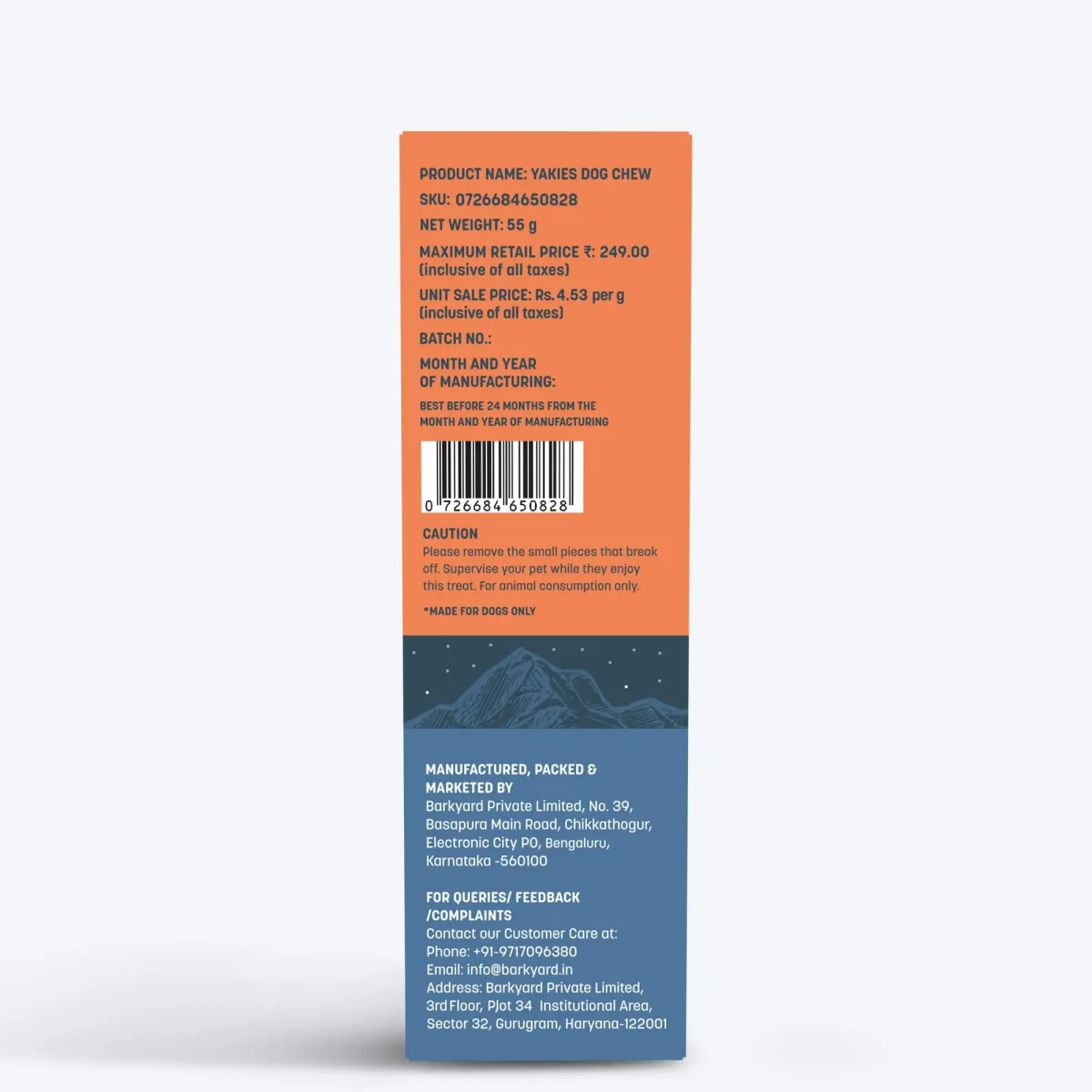 HUFT Yakies 100% Natural & Vegetarian Turmeric Chew Bone for Dogs (M - 55 gm) - Bild 8