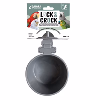 HARI Lock & Crock Heavy-Duty - Tip-Proof - Food and Water Bowl - 591 ml (20 oz)