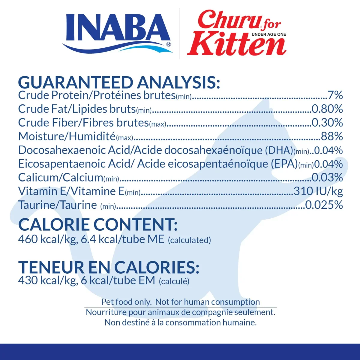INABA Churu for Kittens, Grain-Free Creamy, Purée Lickable Cat Treats with DHA, EPA, Vitamin E & Taurine, 0.5 Ounces Each, 24 Tubes (4 per Pack), Chicken Recipe - Bild 7