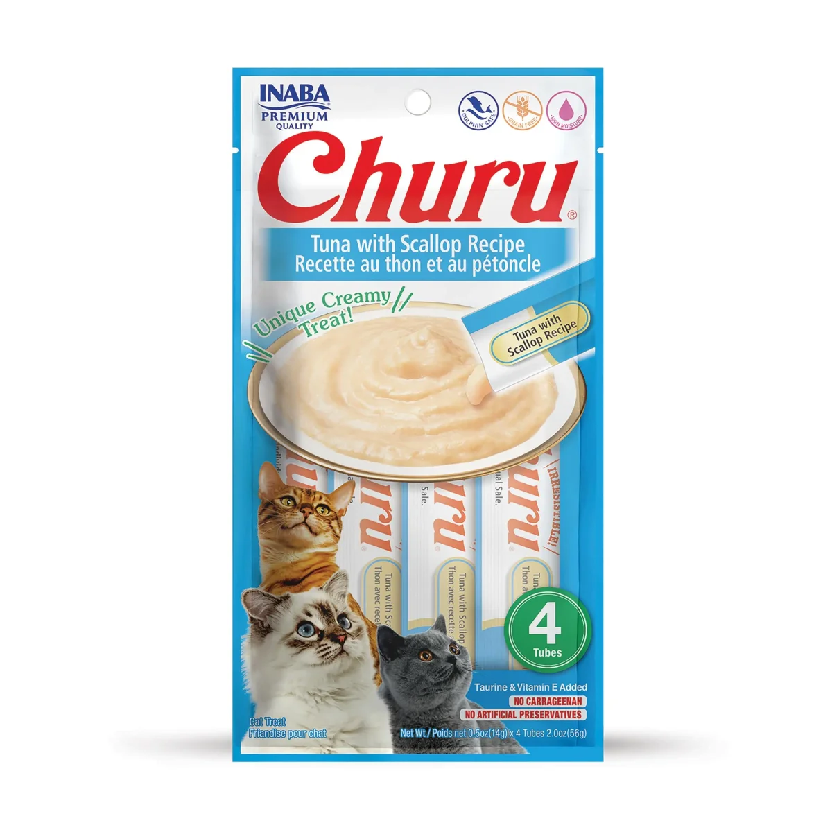 Inaba USA604 Chur Cat Treat with Added Vitamin E, One Size/4.5 oz - Bild 2