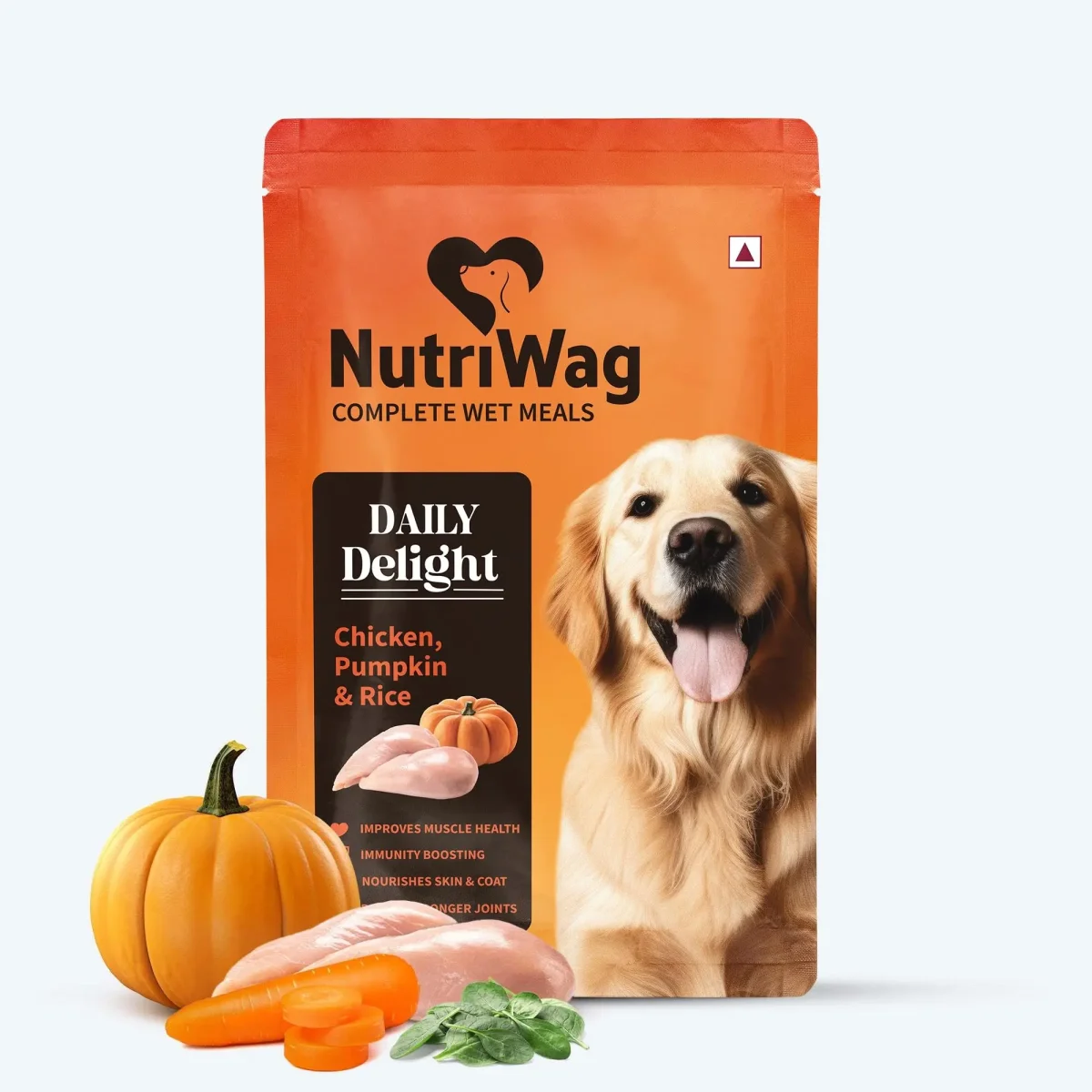 Nutriwag Wet Dog Food 300 gm | Balanced Meals with Chicken, Pumpkin, Rice & Vegetables | High Protein Dog Food | No Added Flavours | Human-Grade Ingredients | All Life Stages - Bild 3