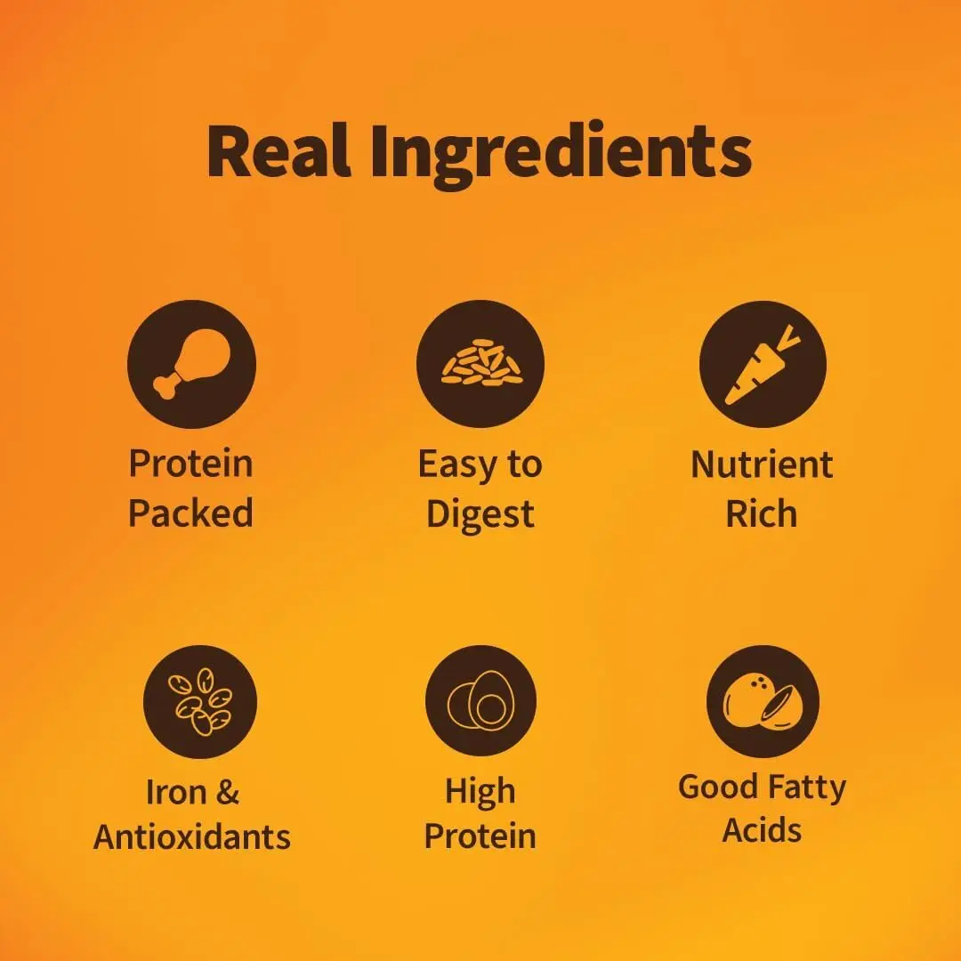 Nutriwag Wet Dog Food 300 gm | Balanced Meals with Chicken, Pumpkin, Rice & Vegetables | High Protein Dog Food | No Added Flavours | Human-Grade Ingredients | All Life Stages - Bild 8