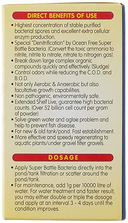 Ocean Free Super Battle Bacteria(10000)-10g| Treats 100,000 Litre - Bild 5