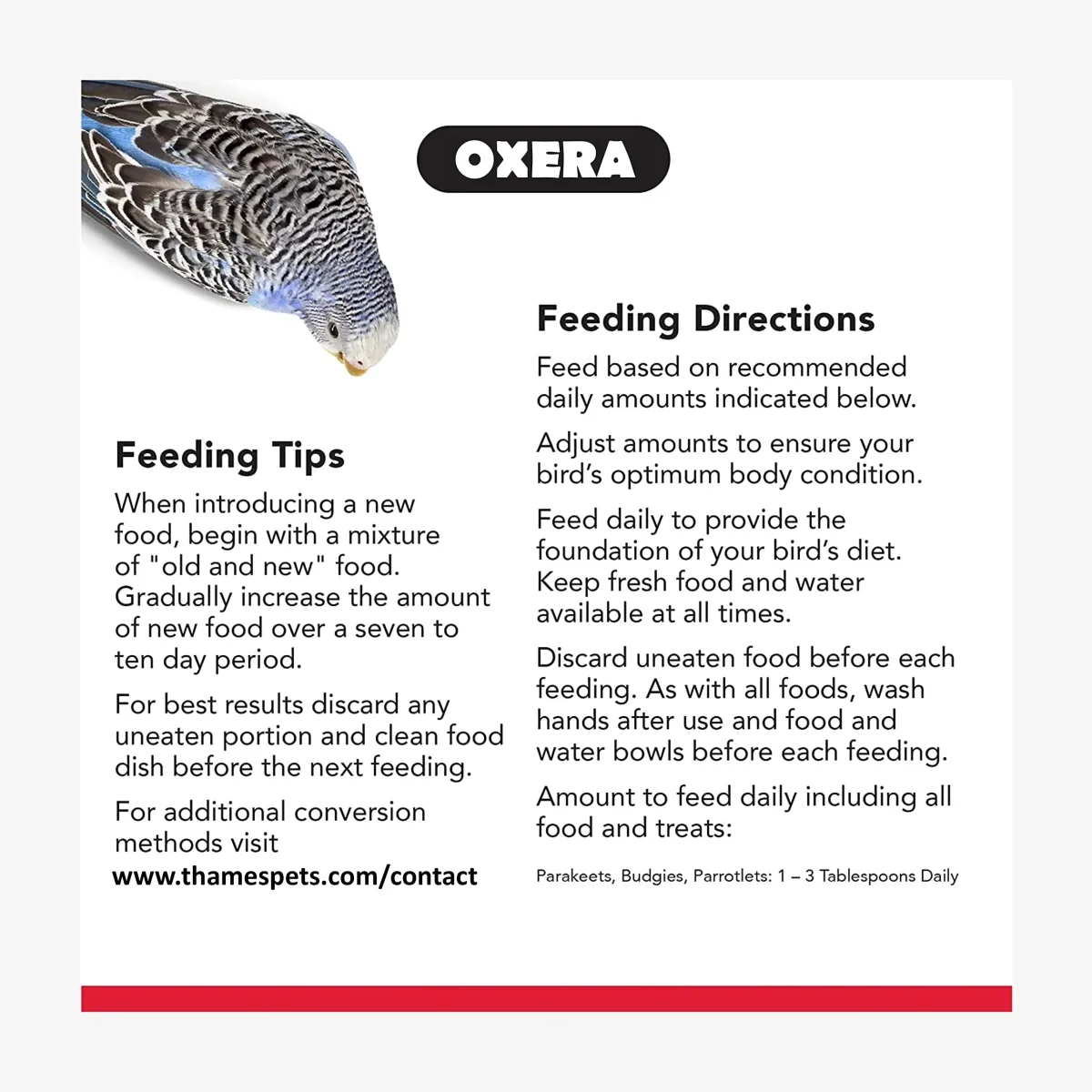 OXERA Premium Budgies Food 1KG - Bild 5