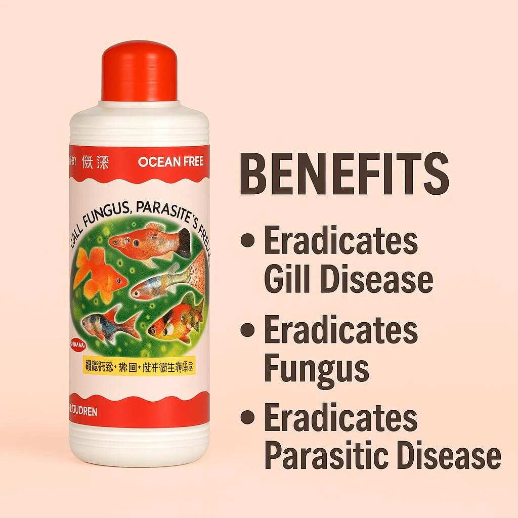 Ocean Free 240Ml Gill Fungus Special | Fast-Acting Treatment for Freshwater & Saltwater Fish | Safe for Plants - Bild 4