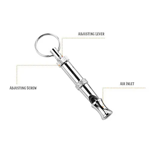 PSK Dog Combo Training Kit - Clicker with Wrist Strap + Training Whistle (Color May Vary) Plastic Training Aid for Dog - Bild 3