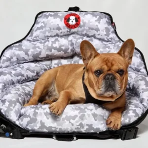 PupSaver Crash-Tested Car Safety Seat for Dogs GREY CAMO * NEW *