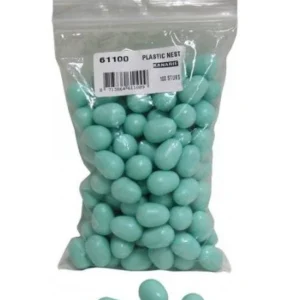 100 plastic canary eggs