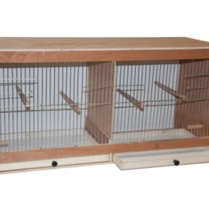 Wooden Breeding Cage 80cm 2 Part Door Without Lid