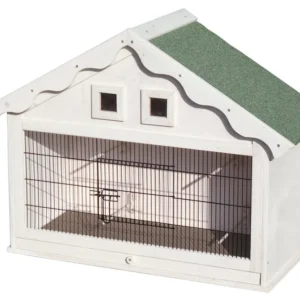 Woodland Wall aviary Hyacinth Cottage Duvo+ 90 x 38 x 66 cm White Green