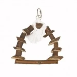 Wooden swing with cotton