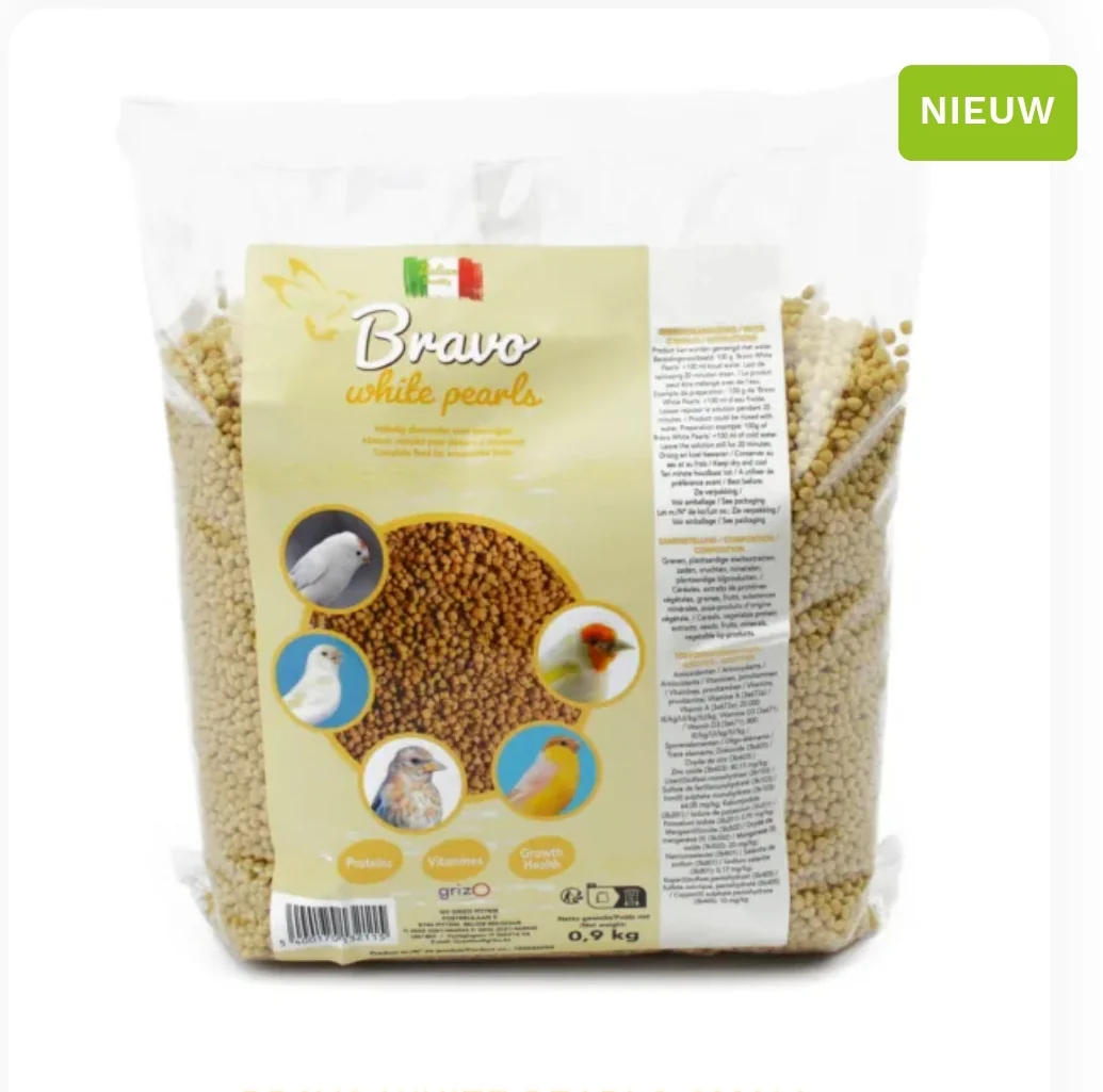 Bravo White Pearls 900 grams (perle morbid white) - Bild 2