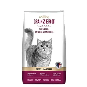 Signature Grain Zero Adult Cat Dry Food - 1.2 kg - Ocean Fish, Sardine and Mackeral | Grain, Gluten & GMO Free
