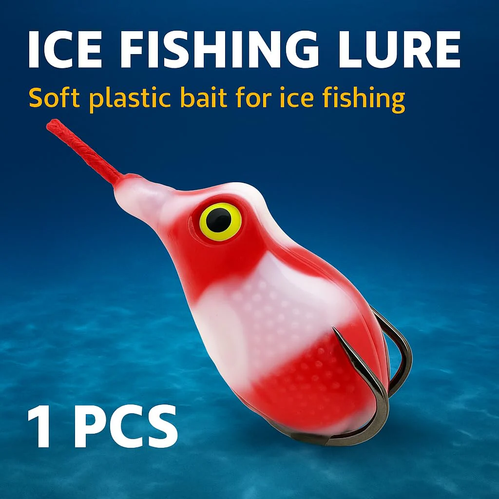 PetzLifeWorld Realistic Soft Frog Fishing Lure 1pc – Topwater Floating Frog Bait with Double Hooks – Weedless Design for Bass, Snakehead, Pike – Life-Like Action | Random Colour - Bild 3