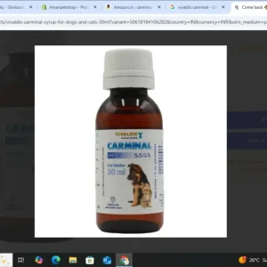 Vivaldis Carminal Syrup for Dogs and Cats (30ml)