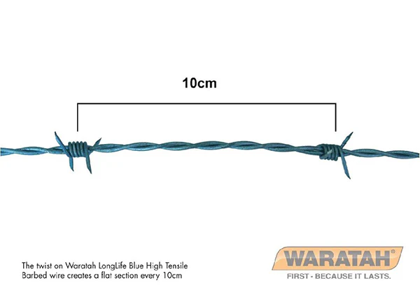 WIRE BARB 1.8mm LONG LIFE (BLUE) HIGH TENSILE x 500m (WARATAH) - Bild 4