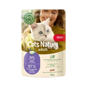 12x85 g Våtfoder mera Cats Nature adult Duck
