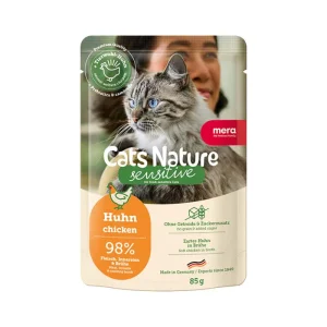 12x85 g Våtfoder mera Cats Nature Sensitive Chicken mono-protein