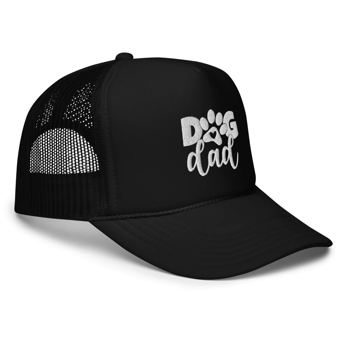Dog Dad Trucker Hat Embroidered Design - Bild 6