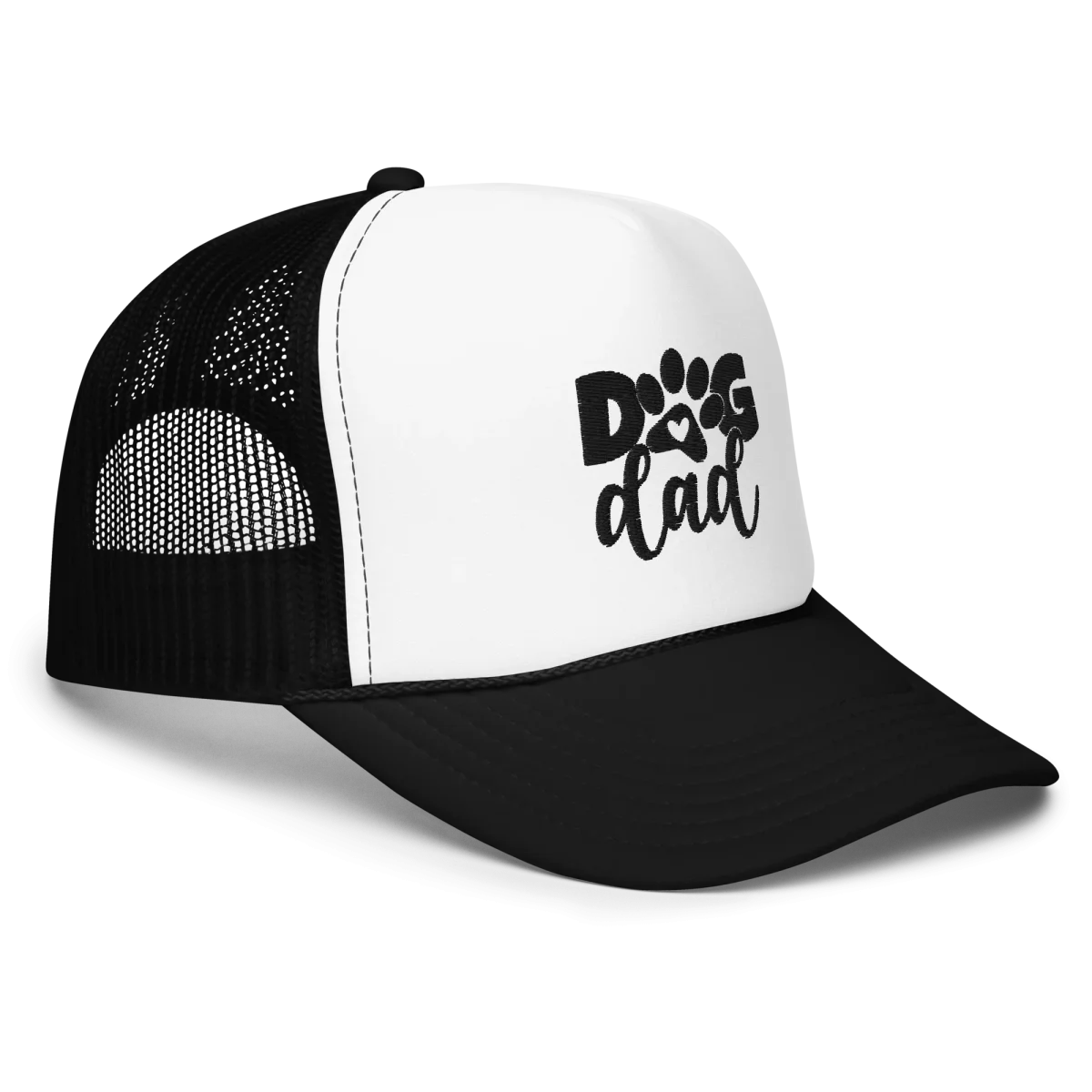 Dog Dad Trucker Hat Embroidered Design - Bild 4