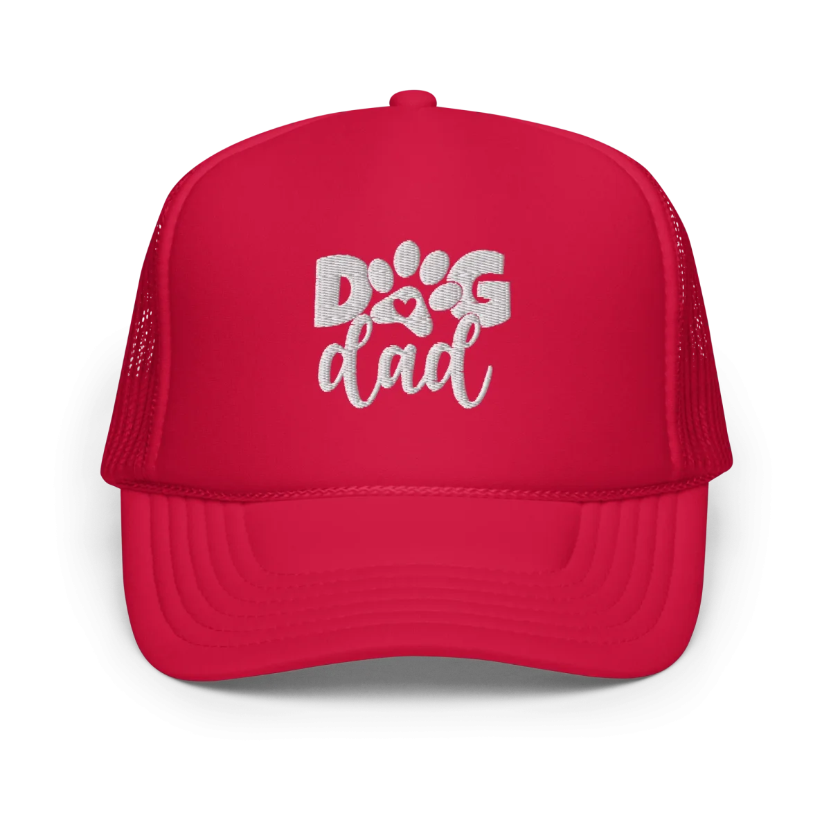 Dog Dad Trucker Hat Embroidered Design - Bild 8