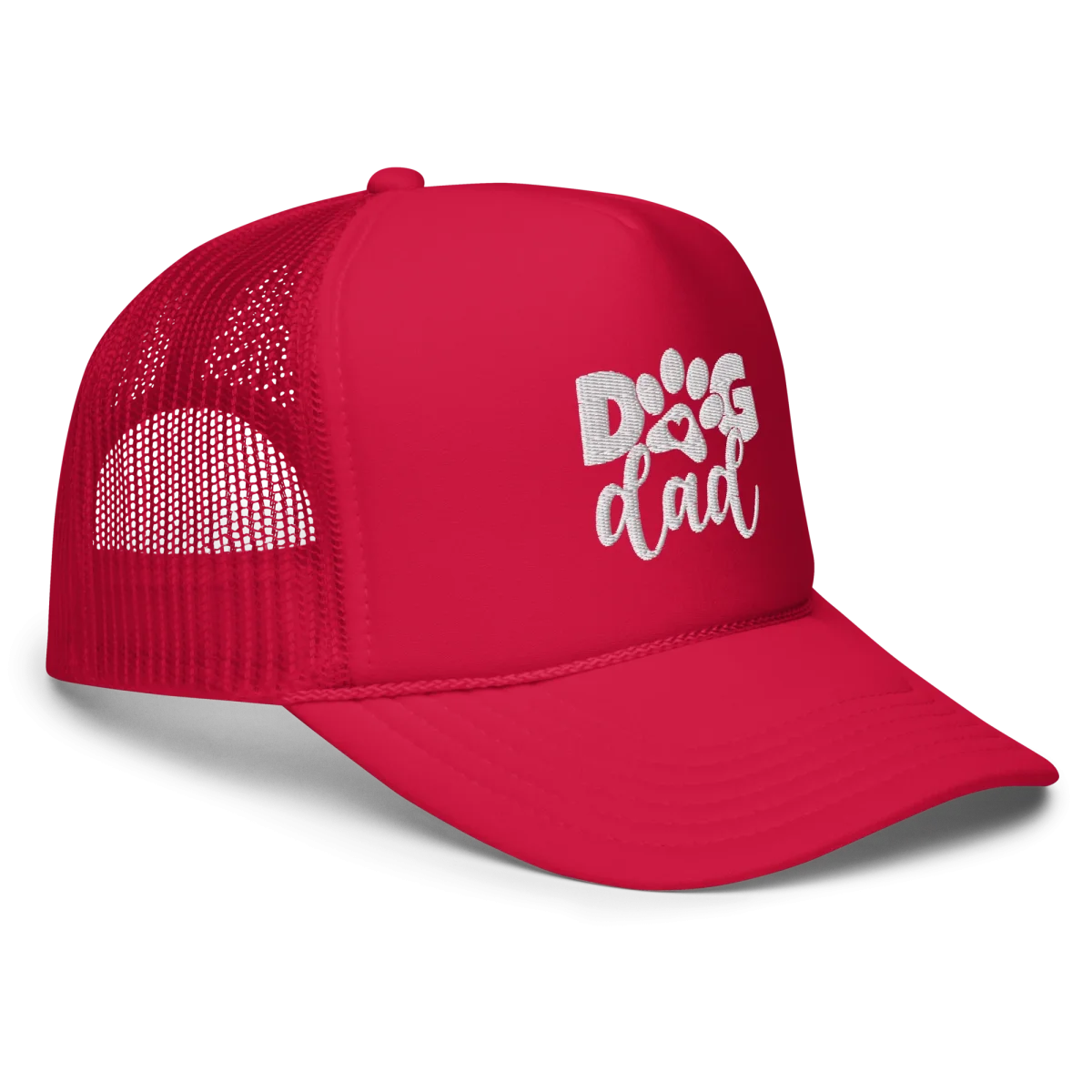 Dog Dad Trucker Hat Embroidered Design - Bild 5