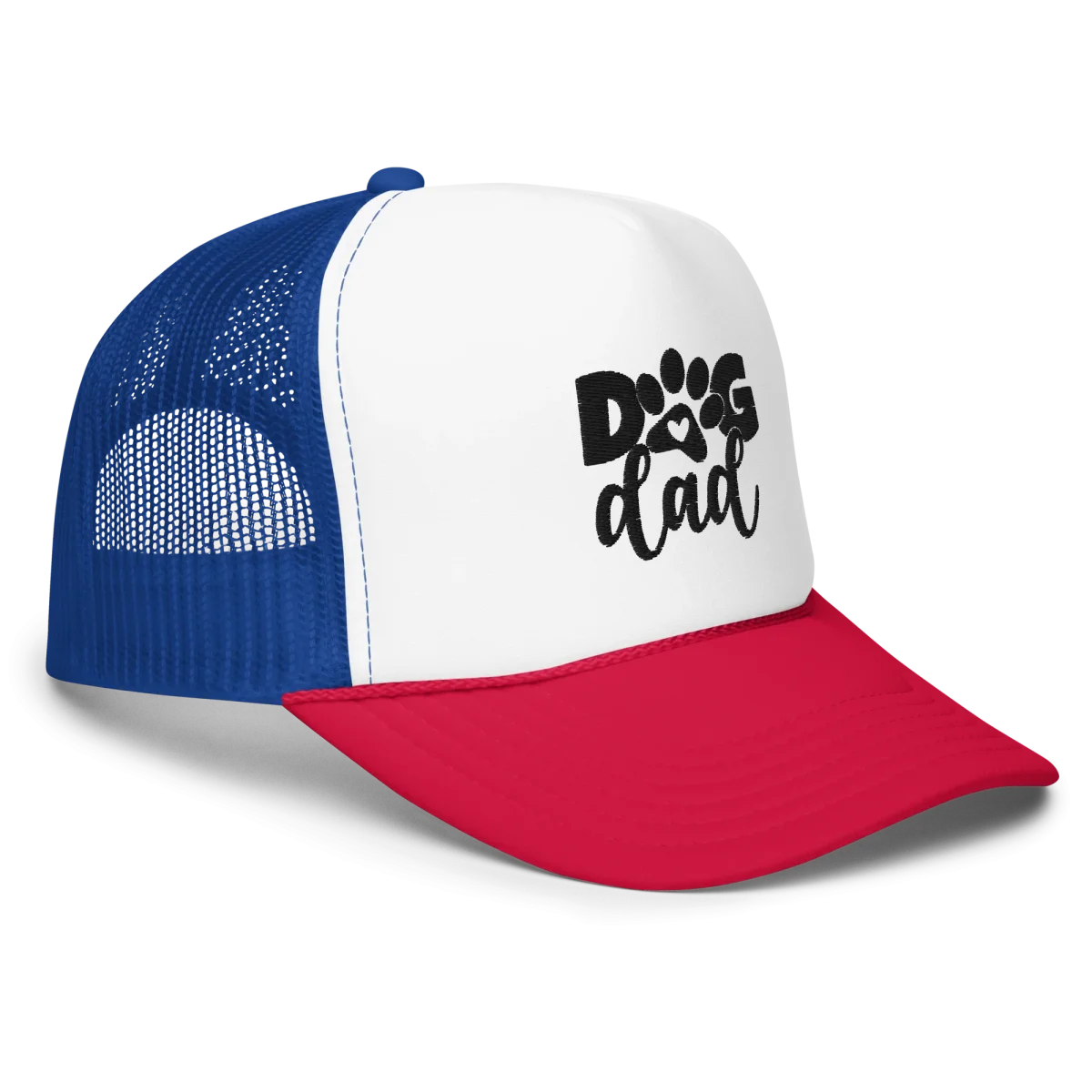 Dog Dad Trucker Hat Embroidered Design - Bild 3