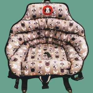 PupSaver Crash-Tested Car Safety Seat for Dogs FRENCH BULLDOG PRINT PupSaver Original