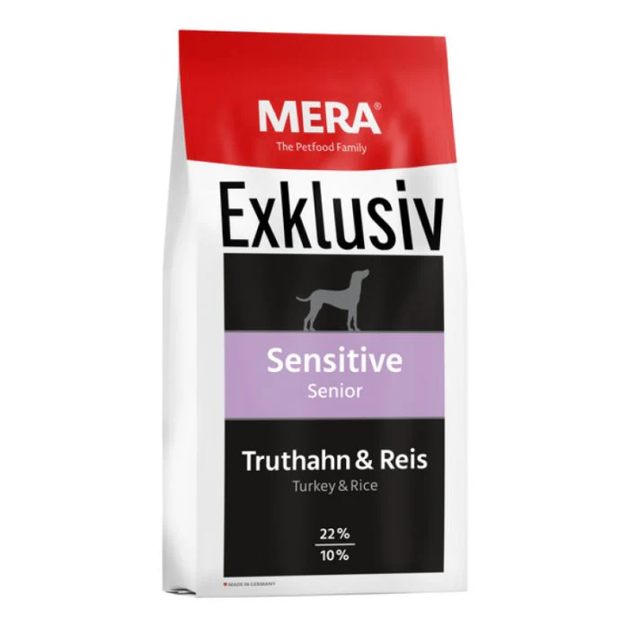 mera Exklusiv Senior Kalkon & Ris, 15 kg (22/10)