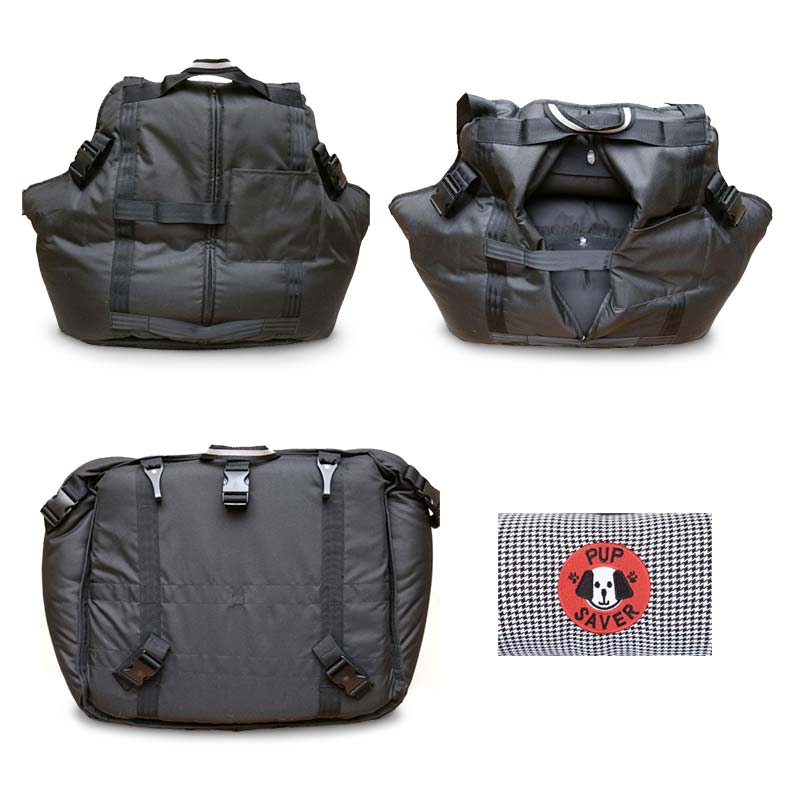 PupSaver Crash-Tested Car Safety Seat for Dogs LEOPARD WITH BLACK TRIM PRINT Original PupSaver - Bild 5