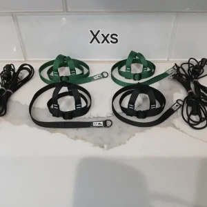 EZ-ON HARNESS & LEASH - XXSMALL (80G)