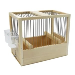 Wooden Singing Cage 21x24x16cm